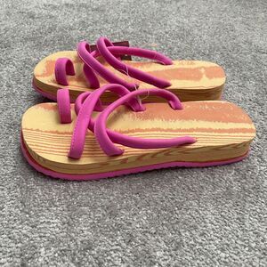 Footnote Lightweight Foam Slippers Womens 8 Brown Pink Comfy Cozy Casual NWT New